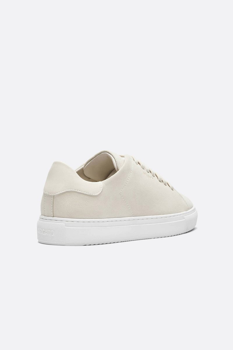 Basket Axel Arigato CLEAN 90 SUEDE Blanche Blanche Homme | HZN-44526384